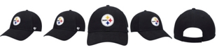 '47 Brand Boys Black Pittsburgh Steelers Basic MVP Adjustable Hat